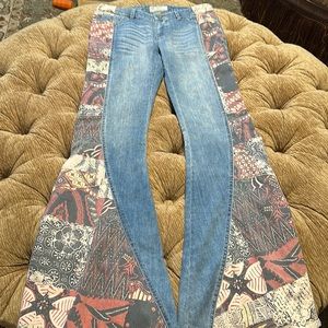 Rare Free People big Bell hippie jeans